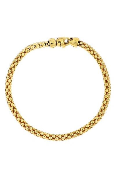 Shop Bony Levy 14k Gold Woven Bracelet In 14k Yellow Gold