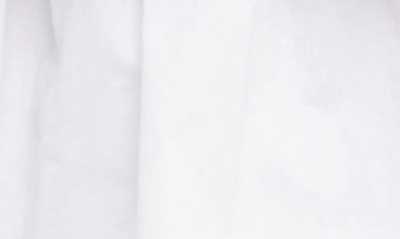 English Factory Shirred Ruffle Tiered Cotton Sundress In White
