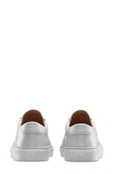 Shop Koio Capri Leather Sneaker In Pebble