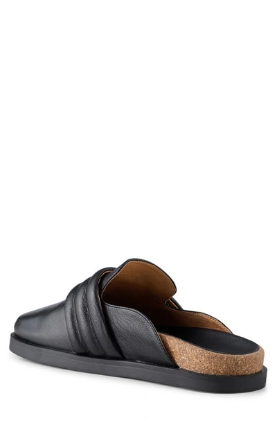 Shop Shoe The Bear Siri Leather Mule In 110 Black