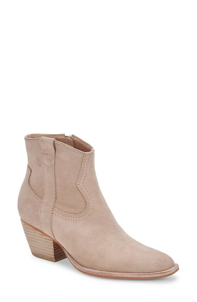 Shop Dolce Vita Silma Bootie In Dune Suede
