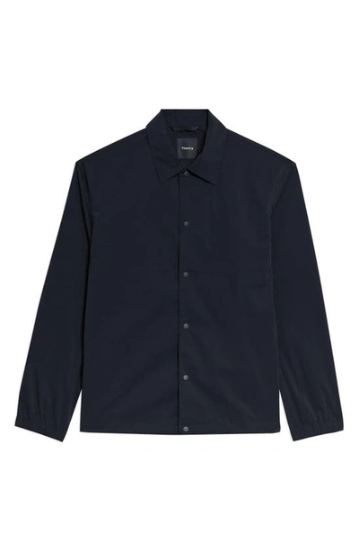 Theory City Coach Stretch-nylon Jacket In Black - 001