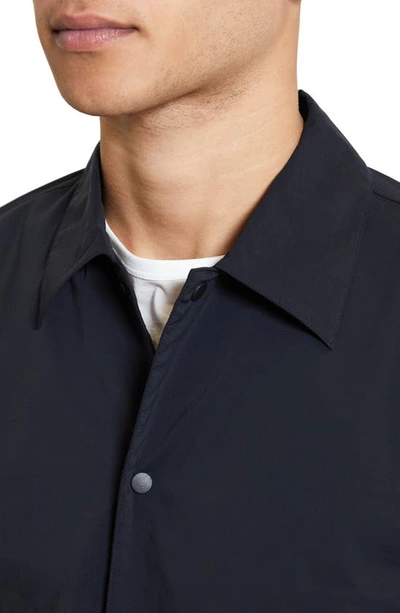 Theory City Coach Stretch-nylon Jacket In Black - 001