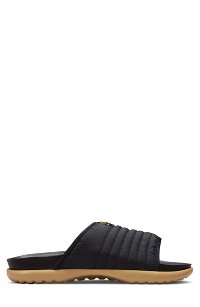 Shop Nike Asuna 2 Slide Sandal In Black/ Sanded Gold/ Anthracite