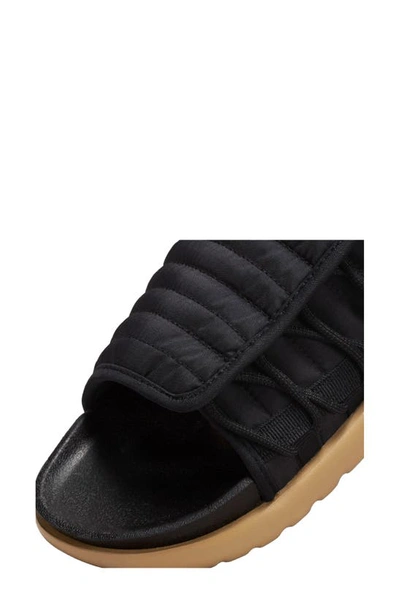 Shop Nike Asuna 2 Slide Sandal In Black/ Sanded Gold/ Anthracite
