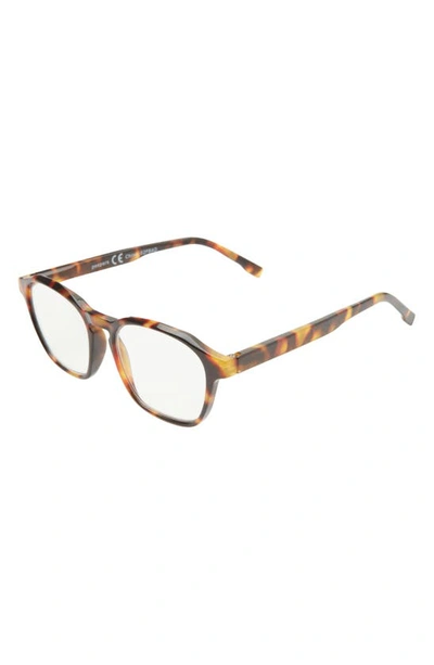 Shop Peepers Off The Grid 53mm Blue Light Blocking Reading Glasses In Tortoise