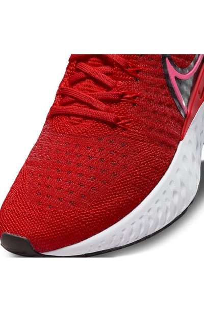 Shop Nike React Infinity Run Flyknit 2 Running Shoe In Chile Red/ Hyper Pink/ Black