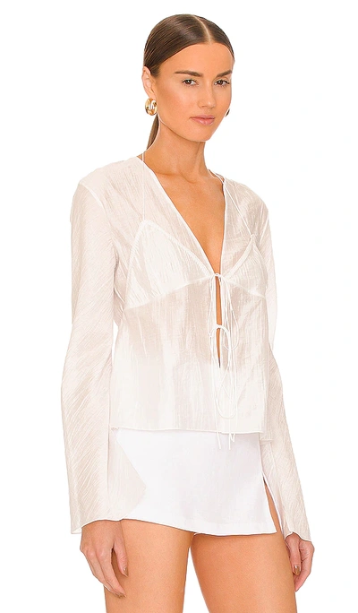 Shop Anna October Innocence Blouse In White