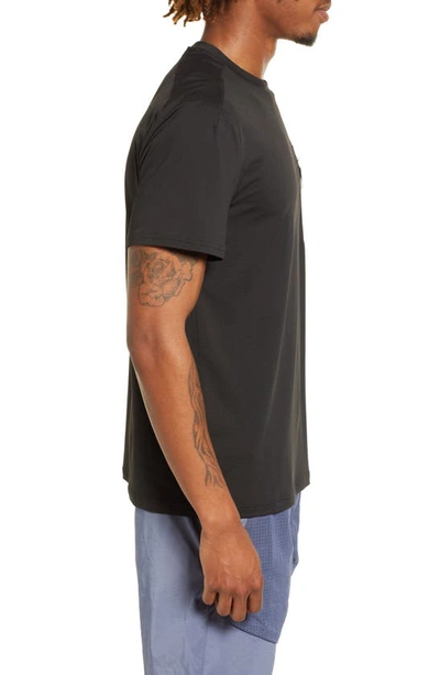 Shop Brady Trail Zip Pocket T-shirt In Ink