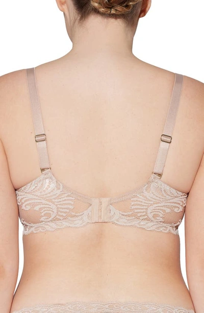 Shop Natori Feathers Full Figure Underwire Bra In Cafe