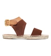 CHLOÉ Rabbit Suede And Leather Espadrilles