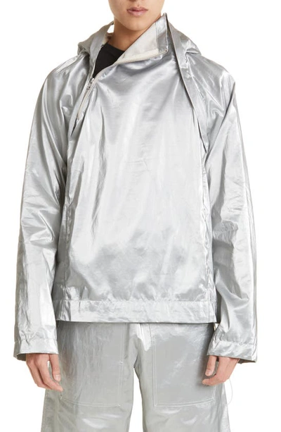 Spegilsletta Anorak Jacket In Silver