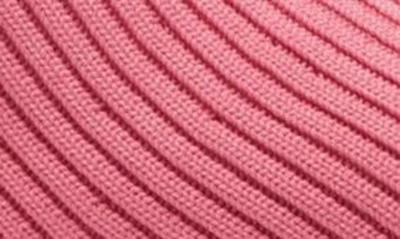 Shop Steve Madden Dianne Ribbed Knit Bootie In Pink Multi