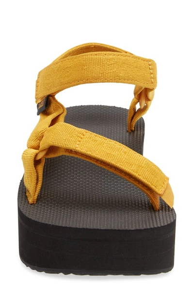 Shop Teva 'universal' Flatform Sandal In  Textural Sunflower