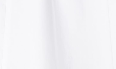 Shop Jonathan Simkhai Alex Cutout Detail Long Sleeve Poplin Shirtdress In White