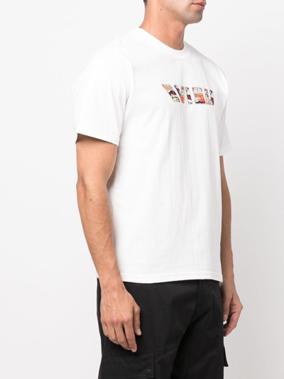 Shop Evisu Cotton Logo T-shirt In White