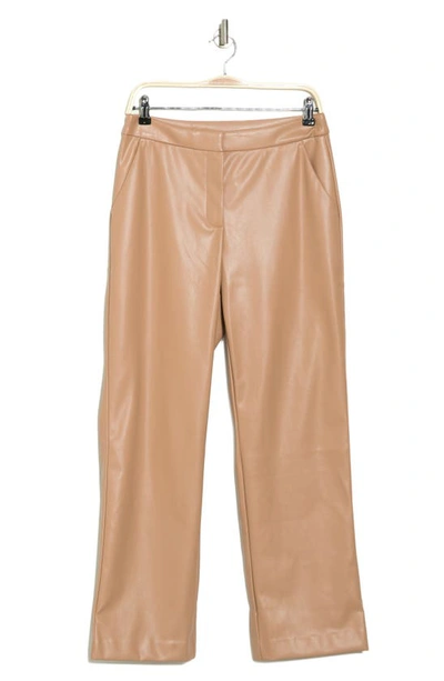 Shop Alexia Admor Faux Leather Pants In Camel