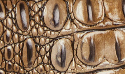 Shop Brahmin Veronica Melbourne Croc Embossed Leather Envelope Wallet In Cashew Melbourne