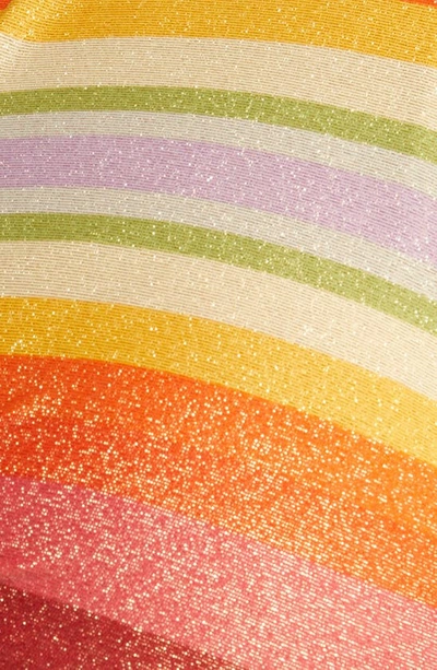 Robin Piccone Greta Ruched Cutout Swim Top In Persimmon Multi