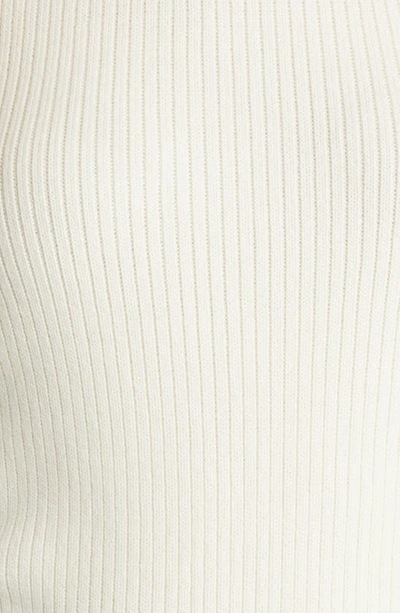 Shop Rag & Bone Jolie Cotton Rib Sweater Halter Top In Ivory