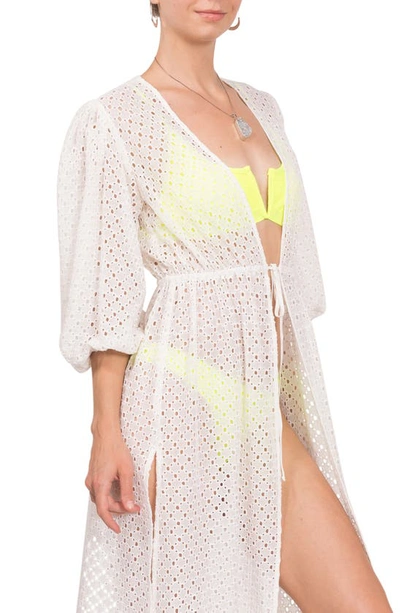 Shop Everyday Ritual Kittie Cover-up Wrap In White