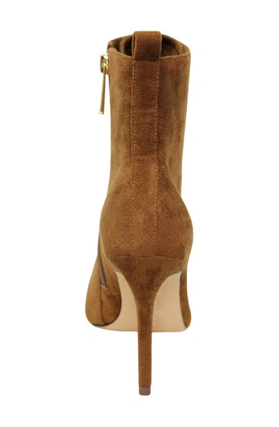 Shop Charles By Charles David Passe Pointed Toe Bootie In Coffee