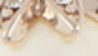 Marchesa Pave Crystal Linear Drop Earrings In Gold/blush