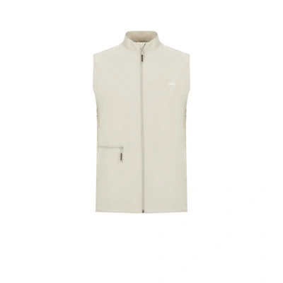 Shop Rains Sleeveless Jacket In Beige