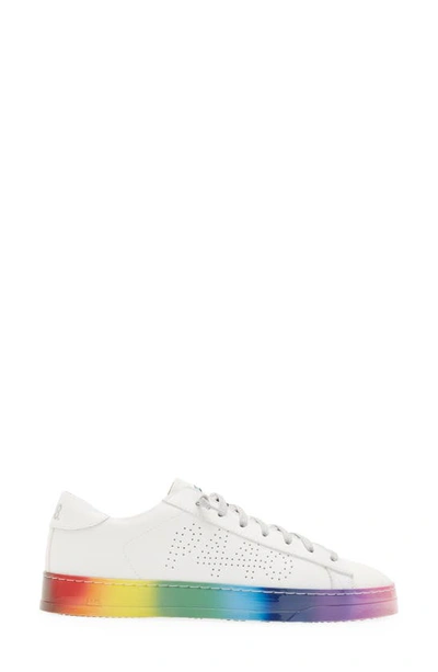 Shop P448 Jack Pride Capsule Sneaker In White