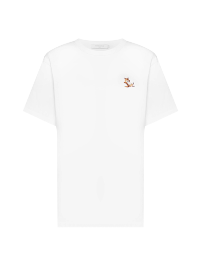 Shop Maison Kitsuné T-shirt In White