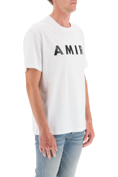 Shop Amiri Core Logo T-shirt In White,black