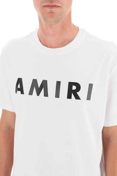Shop Amiri Core Logo T-shirt In White,black