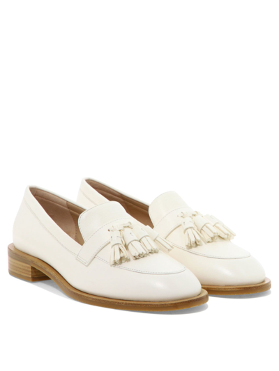 Shop Stuart Weitzman Women's White Other Materials Loafers