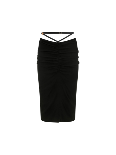 Shop Versace Women's Black Other Materials Skirt