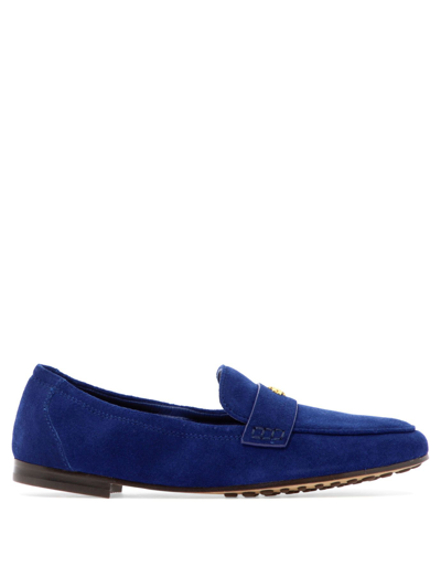 Tory Burch Womens Blue Loafers | ModeSens