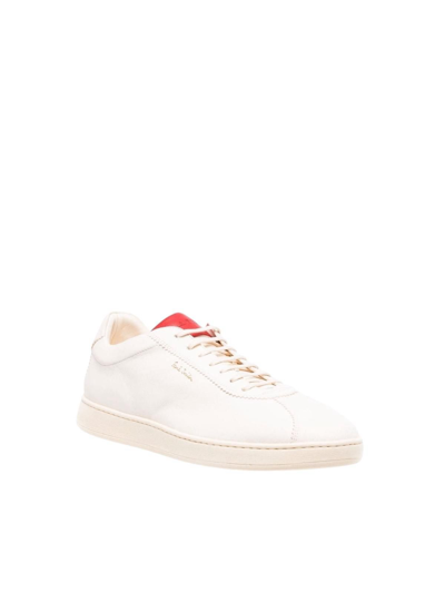 Shop Paul Smith Men's White Other Materials Sneakers