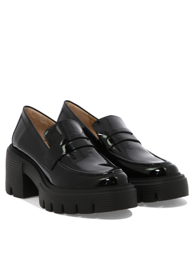 Shop Stuart Weitzman Women's Black Other Materials Loafers