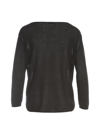 Shop Aspesi Women's Black Other Materials Sweater