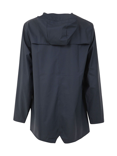 Shop Rains Men's Blue Other Materials Outerwear Jacket