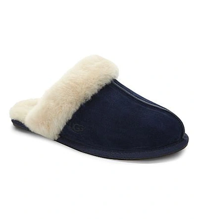 Shop Ugg Scuffette Ii Slippers In Navy