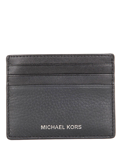 Shop Michael Kors Men's Black Other Materials Card Holder