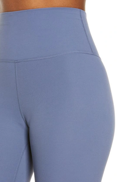 Shop Nike Yoga Luxe Tight Shorts In Dfsdbl/ Irngry