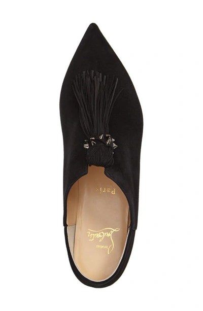 Shop Christian Louboutin Medinana Convertible Loafer In Black Suede