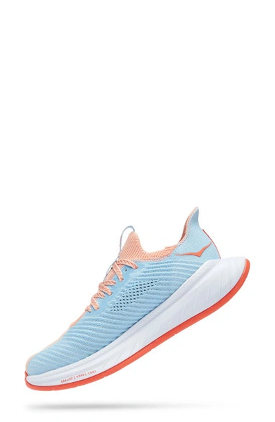 Hoka Carbon X 3 Running Shoe In Peach Parfait / Summer Song