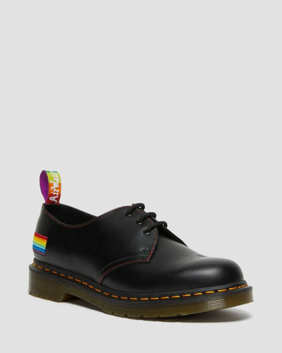 Dr. Martens 1461 For Pride Smooth Leather Oxford Shoes In Black | ModeSens