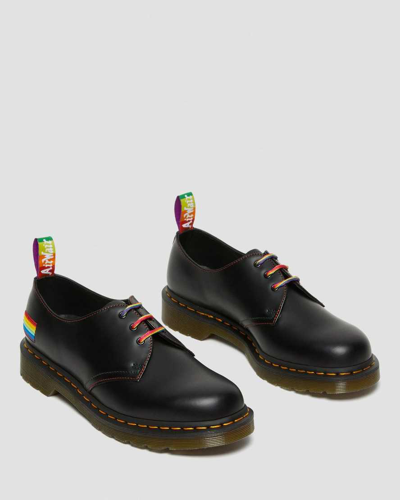 Shop Dr. Martens' 1461 For Pride Smooth Leather Oxford Shoes In Black