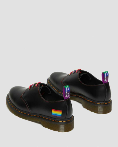 Shop Dr. Martens' 1461 For Pride Smooth Leather Oxford Shoes In Black