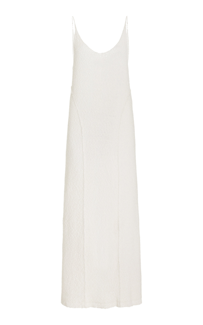 Shop Aisling Camps Women's Pebble Wool-blend Maxi Dress In Ivory