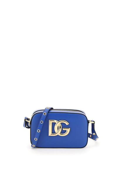 Shop Dolce & Gabbana 3.5 Crossbody Bag In Blue
