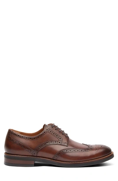 Shop Gordon Rush Concord Wingtip Derby In Whiskey